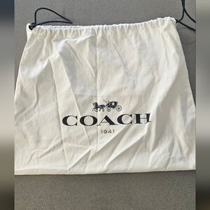 Coach White Dust Bag